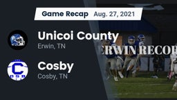 Recap: Unicoi County  vs. Cosby  2021