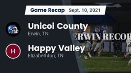 Recap: Unicoi County  vs. Happy Valley   2021