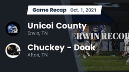 Recap: Unicoi County  vs. Chuckey - Doak  2021