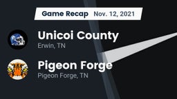 Recap: Unicoi County  vs. Pigeon Forge  2021