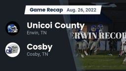 Recap: Unicoi County  vs. Cosby  2022