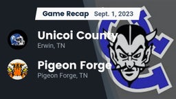 Recap: Unicoi County  vs. Pigeon Forge  2023