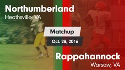 Matchup: Northumberland vs. Rappahannock  2016