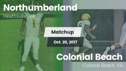 Matchup: Northumberland vs. Colonial Beach  2017