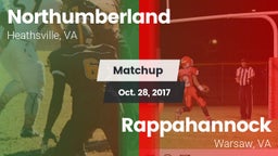 Matchup: Northumberland vs. Rappahannock  2017