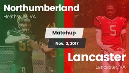Matchup: Northumberland vs. Lancaster  2017