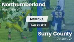 Matchup: Northumberland vs. Surry County  2018