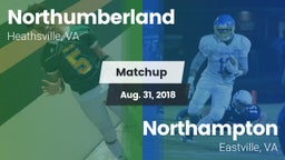 Matchup: Northumberland vs. Northampton  2018