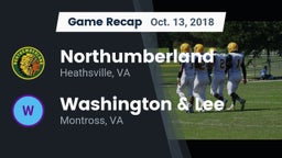 Recap: Northumberland  vs. Washington & Lee  2018