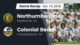Recap: Northumberland  vs. Colonial Beach  2018