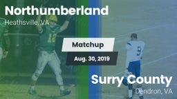Matchup: Northumberland vs. Surry County  2019