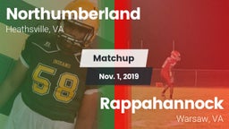 Matchup: Northumberland vs. Rappahannock  2019