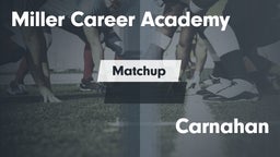 Matchup: Miller Career vs. Carnahan  2016