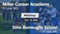 Matchup: Miller Career vs. John Burroughs School 2016