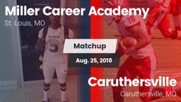 Matchup: Miller Career vs. Caruthersville  2018