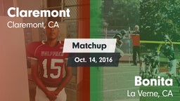 Matchup: Claremont vs. Bonita  2016