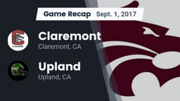 Recap: Claremont  vs. Upland  2017