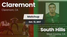 Matchup: Claremont vs. South Hills  2017