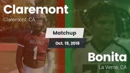 Matchup: Claremont vs. Bonita  2018