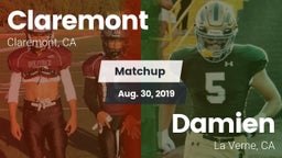 Matchup: Claremont vs. Damien  2019