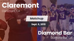 Matchup: Claremont vs. Diamond Bar  2019