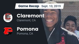 Recap: Claremont  vs. Pomona  2019