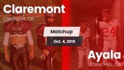 Matchup: Claremont vs. Ayala  2019
