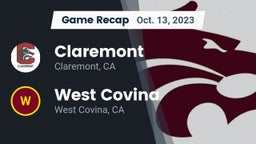 Recap: Claremont  vs. West Covina  2023