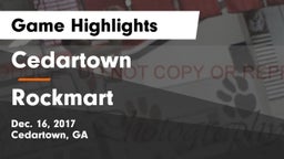 Cedartown  vs Rockmart  Game Highlights - Dec. 16, 2017