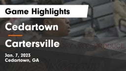 Cedartown  vs Cartersville  Game Highlights - Jan. 7, 2023