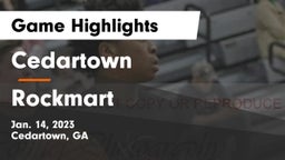 Cedartown  vs Rockmart  Game Highlights - Jan. 14, 2023