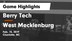 Berry Tech  vs West Mecklenburg  Game Highlights - Feb. 15, 2019