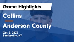 Collins  vs Anderson County  Game Highlights - Oct. 3, 2023