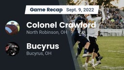 Recap: Colonel Crawford  vs. Bucyrus  2022