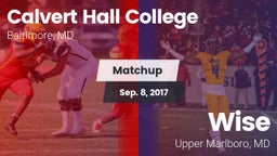 Matchup: Calvert Hall vs. Wise  2017