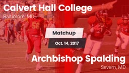 Matchup: Calvert Hall vs. Archbishop Spalding  2017