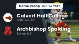 Recap: Calvert Hall College  vs. Archbishop Spalding  2017