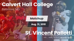 Matchup: Calvert Hall vs. St. Vincent Pallotti  2018