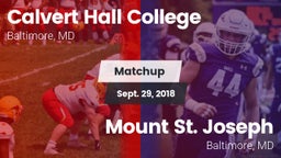 Matchup: Calvert Hall vs. Mount St. Joseph  2018