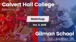Matchup: Calvert Hall vs. Gilman School 2018