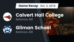 Recap: Calvert Hall College  vs. Gilman School 2018