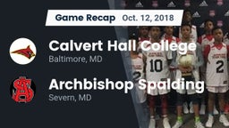 Recap: Calvert Hall College  vs. Archbishop Spalding  2018