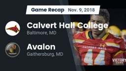 Recap: Calvert Hall College  vs. Avalon  2018
