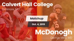 Matchup: Calvert Hall vs. McDonogh  2019