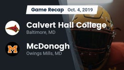 Recap: Calvert Hall College  vs. McDonogh  2019