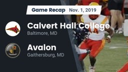 Recap: Calvert Hall College  vs. Avalon  2019