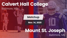 Matchup: Calvert Hall vs. Mount St. Joseph  2020