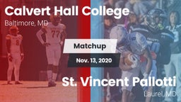 Matchup: Calvert Hall vs. St. Vincent Pallotti  2020
