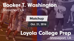 Matchup: Washington vs. Loyola College Prep  2016