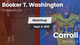 Matchup: Washington vs. Carroll  2019